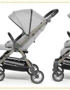 Skiddou Carucior sport pliabil Mell Normandic dream ultracompact pentru calatorii Gri deschis