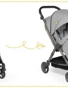 Skiddou Carucior sport pliabil Mell Normandic dream ultracompact pentru calatorii Gri deschis