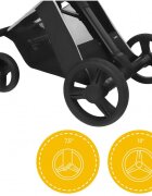 Skiddou Carucior transformabil 2 in 1 Nasjo Normandic Dream Gri