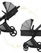 Skiddou Carucior transformabil 2 in 1 Nasjo Normandic Dream Gri