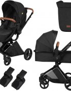 Skiddou Carucior transformabil 2 in 1 Nasjo Onyx Negru
