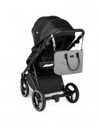 Skiddou Geanta multifunctionala pentru parinti Ingrid Evening Shadow Gri-Negru