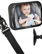 Skiddou Oglinda auto retrovizoare pentru supraveghere copii Basp reglare 360 grade 26x19 cm