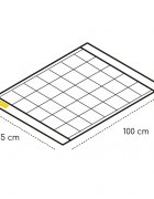 Skiddou Paturica nou nascut Teppi 100 bumbac galben 75x100 cm