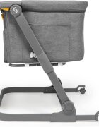 Skiddou Patut 3 in 1 co-sleeping Natt Evening Dream Gri inchis reglabil pe inaltime laterala culisanta husa detasabila