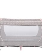 Skiddou Patut de calatorie pliabil Lunar Keep Pink reglabil pe inaltime roti cu sistem de blocare si geanta transport