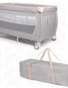 Skiddou Patut de calatorie pliabil Lunar Keep Pink reglabil pe inaltime roti cu sistem de blocare si geanta transport