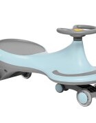 Skiddou PlasmaCar copii fara pedale gravitationala Bjorg Sky High Bleu cu roti din spuma PU recomandata copiilor de la 3 ani cu o greutate maxima de 50 kg
