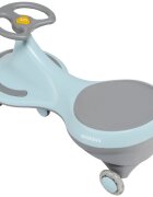 Skiddou PlasmaCar copii fara pedale gravitationala Bjorg Sky High Bleu cu roti din spuma PU recomandata copiilor de la 3 ani cu o greutate maxima de 50 kg