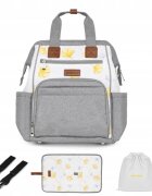 Skiddou Rucsac multifunctional mamici Astrid Vanilla delight Galben