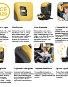 Skiddou Scaun auto isofix Tby 15-36 kg Onyx Negru