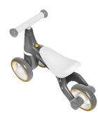Skiddou Tricicleta pentru copii fara pedale Berit Ride-On Evening Shadow Gri actionata cu picioarele recomandata copiilor de la 1 an pana la 3 ani cu roti din spuma EVA