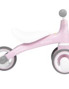 Skiddou Tricicleta pentru copii fara pedale Berit Ride-On Keep Pink actionata cu picioarele recomandata copiilor de la 1 an pana la 3 ani cu roti din spuma EVA