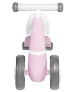 Skiddou Tricicleta pentru copii fara pedale Berit Ride-On Keep Pink actionata cu picioarele recomandata copiilor de la 1 an pana la 3 ani cu roti din spuma EVA