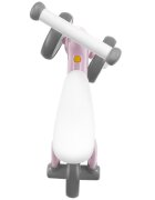 Skiddou Tricicleta pentru copii fara pedale Berit Ride-On Keep Pink actionata cu picioarele recomandata copiilor de la 1 an pana la 3 ani cu roti din spuma EVA