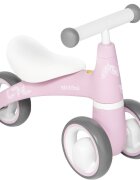 Skiddou Tricicleta pentru copii fara pedale Berit Ride-On Keep Pink actionata cu picioarele recomandata copiilor de la 1 an pana la 3 ani cu roti din spuma EVA