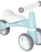 Skiddou Tricicleta pentru copii fara pedale Berit Ride-On Sky High Bleu actionata cu picioarele recomandata copiilor de la 1 an pana la 3 ani cu roti din spuma EVA