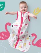 Slumbersac Sac de dormit Bamboo Flamingo 70 cm 0.5 Tog