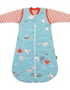 Slumbersac Sac de dormit cu maneca lunga detasabila Farmyard 80 cm 2.5 Tog