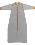 Slumbersac Sac de dormit cu maneca lunga detasabila Gray Mottled Stripes 150 cm 2.5 Tog