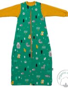 Slumbersac Sac de dormit cu maneca lunga detasabila Woodland Animals 130 cm 2.5 Tog