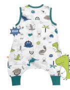 Slumbersac Sac de dormit cu picioruse Bamboo Dinosaur 90 cm 0.5 Tog