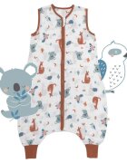 Slumbersac Sac de dormit cu picioruse Bamboo Kangaroo 70 cm 0.5 Tog