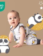 Slumbersac Sac de dormit cu picioruse Bamboo Panda 80 cm 0.5 Tog