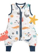 Slumbersac Sac de dormit cu picioruse Bamboo Under the Sea 70 cm 0.5 Tog