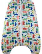 Slumbersac Sac de dormit cu picioruse Bamboo Vehicles 3-4 ani 0.2 Tog