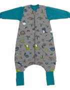 Slumbersac Sac de dormit cu picioruse si maneca lunga detasabila Dinosaur 120 cm + manseta 2.5 Tog
