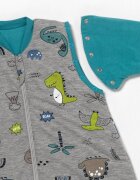 Slumbersac Sac de dormit cu picioruse si maneca lunga detasabila Dinosaur 60 cm + manseta 2.5 Tog