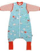 Slumbersac Sac de dormit cu picioruse si maneca lunga detasabila Farmyard 130 cm + manseta 2.5 Tog