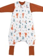 Slumbersac Sac de dormit cu picioruse si maneca lunga detasabila Kangaroo 100 cm + manseta 3.5 Tog
