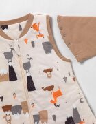 Slumbersac Sac de dormit cu picioruse si maneca lunga detasabila Mountain Animals 90 cm + manseta 2.5 Tog