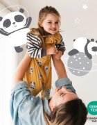 Slumbersac Sac de dormit cu picioruse si maneca lunga detasabila Panda 60 cm + manseta 1.0 Tog