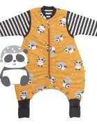 Slumbersac Sac de dormit cu picioruse si maneca lunga detasabila Panda 60 cm + manseta 2.5 Tog