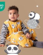 Slumbersac Sac de dormit cu picioruse si maneca lunga detasabila Panda 80 cm + manseta 2.5 Tog