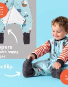 Slumbersac Sac de dormit cu picioruse si maneca lunga detasabila Pirate 90 cm + manseta 1.0 Tog