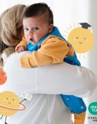 Slumbersac Sac de dormit cu picioruse si maneca lunga detasabila Space 70 cm + manseta 1.0 Tog