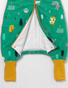 Slumbersac Sac de dormit cu picioruse si maneca lunga detasabila Woodland Animals 100 cm + manseta 2.5 Tog