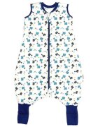 Slumbersac Sac de dormit cu picioruse si talpa antiderapanta Dinosaur 100 cm + manseta 1.0 Tog