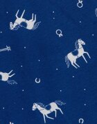 Slumbersac Sac de dormit cu picioruse si talpa antiderapanta Horses 110 cm + manseta 1.0 Tog