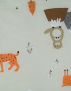 Slumbersac Sac de dormit cu picioruse si talpa antiderapanta Mountain Animals 90 cm + manseta 1.0 Tog