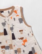 Slumbersac Sac de dormit cu picioruse si talpa antiderapanta Mountain Animals 90 cm + manseta 1.0 Tog