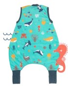 Slumbersac Sac de dormit cu picioruse si talpa antiderapanta Under the Sea 70 cm + manseta 1.0 Tog