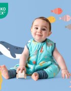 Slumbersac Sac de dormit cu picioruse si talpa antiderapanta Under the Sea 70 cm + manseta 1.0 Tog