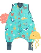 Slumbersac Sac de dormit cu picioruse si talpa antiderapanta Under the Sea 70 cm + manseta 1.0 Tog