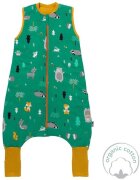 Slumbersac Sac de dormit cu picioruse si talpa antiderapanta Woodland Animals 120 cm + manseta 1.0 Tog