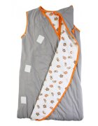 Slumbersac Sac de dormit multifunctional Grey Orange Zoo Animal Travel 1-3 ani